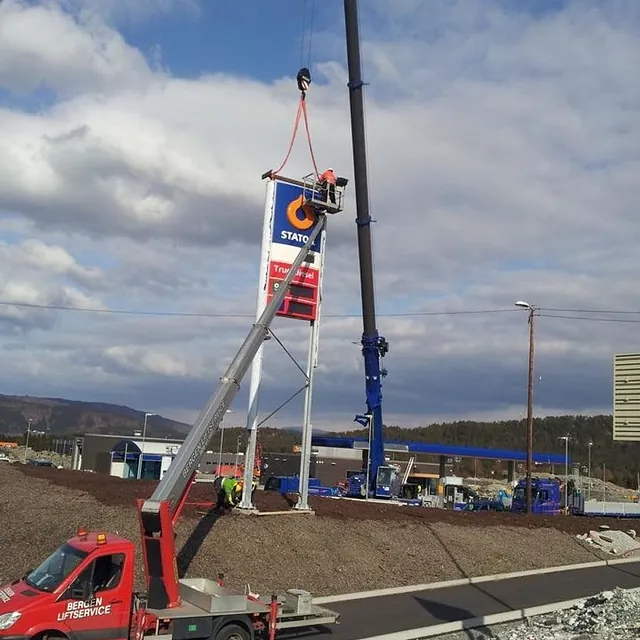 Ny Statoil mast på Haukås